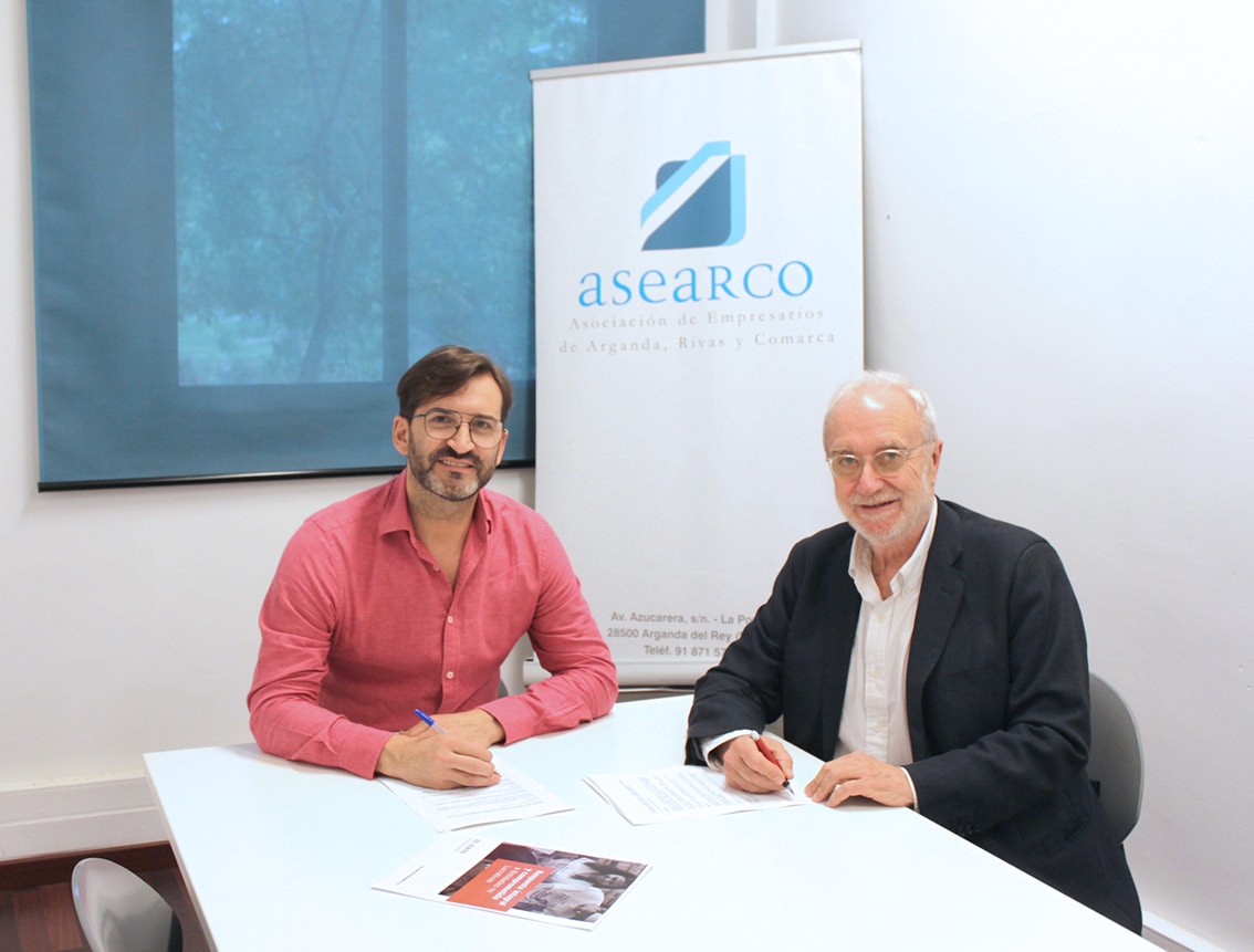 José María del Romero Guerrero, fundador y socio director del despacho Del Romero Abogados, y David París, presidente de ASEARCO