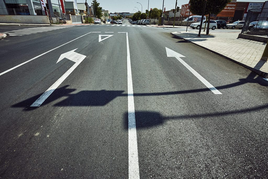 Cruce en el polígono industrial Santa Ana de Rivas