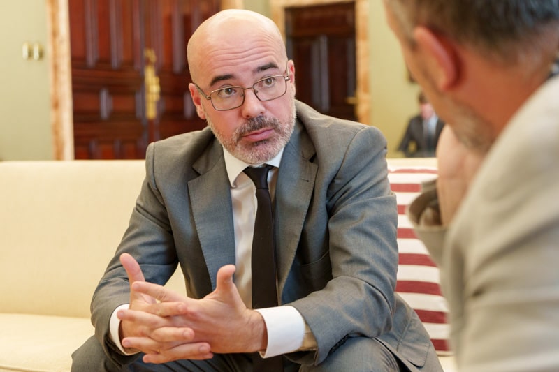 Entrevista a Francisco Martín Aguirre, delegado del Gobierno en Madrid (foto: Fernando Galán)