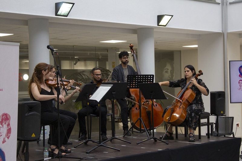 La orquesta Alma Mahler ofreció una muestra de su música durante la presentación de la temporada de otoño (foto: Diario de Rivas)