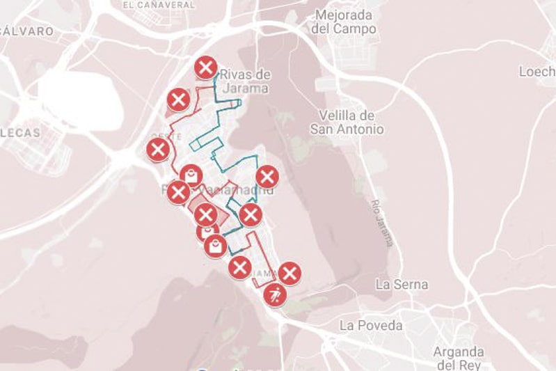 Zonas cubiertas por el Consorcio