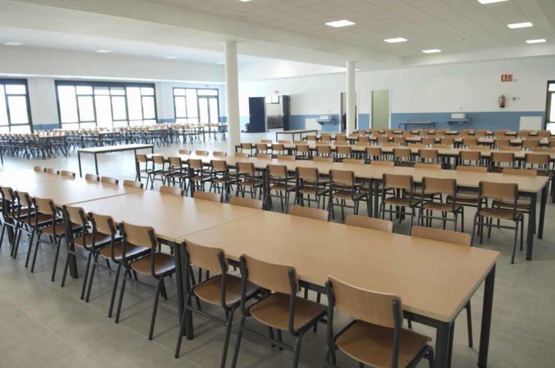 Un comedor escolar de Rivas