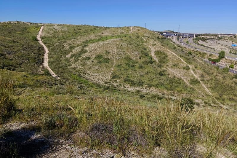 Vista de la entrada en Ribas de Jarama desde el cerro de Los Ladrones (fuente: Diario de Rivas)