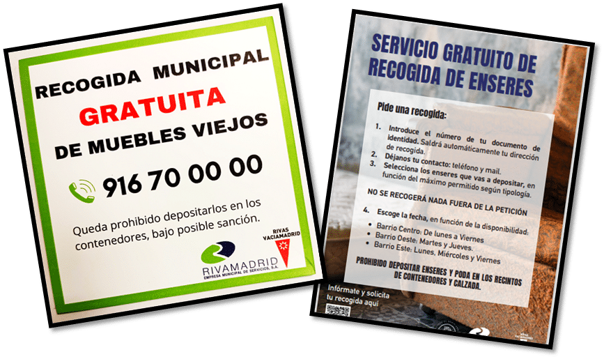 Imanes informativos que entrega Rivamadrid
