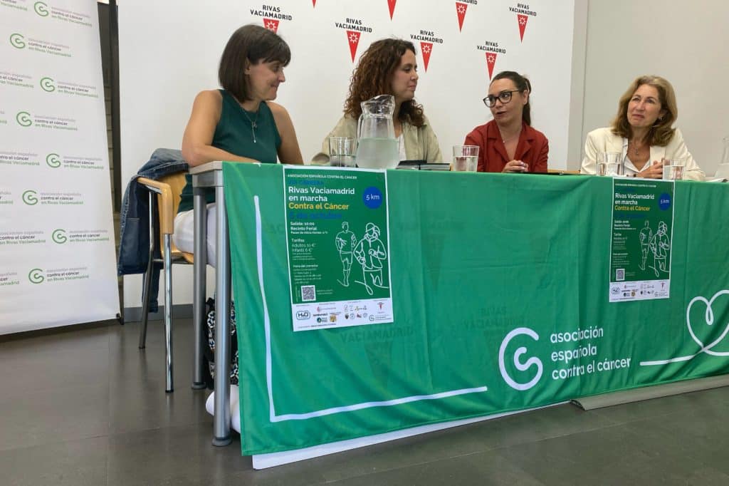 Presentación de la VIII Carrera Contral el Cáncer de Rivas