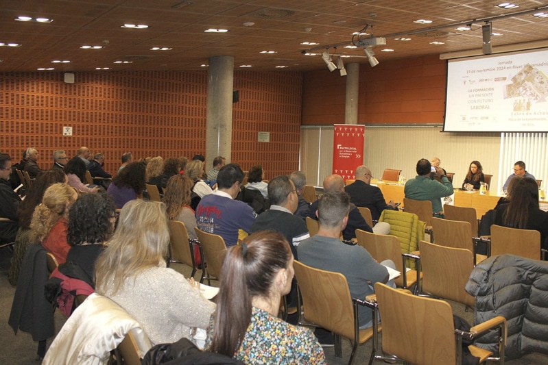 Jornada ‘La formación, un presente con futuro laboral’ en Rivas (foto: ASEARCO)
