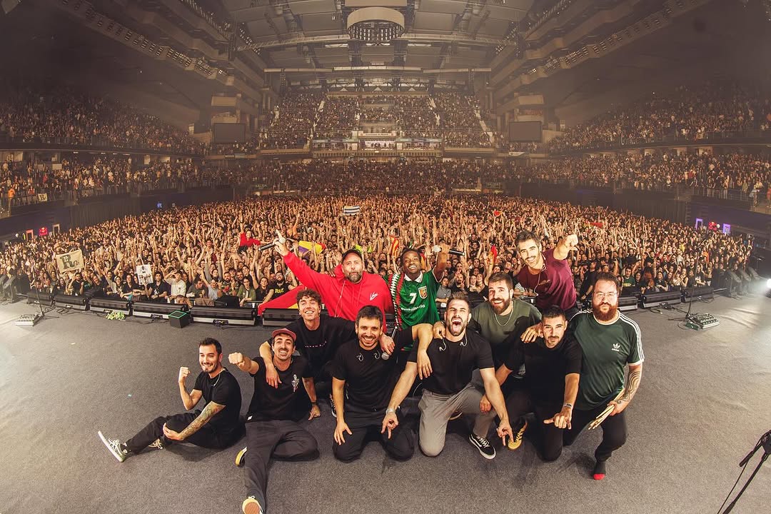 El grupo La Raíz en un concierto reciente en el WiZink Center de Madrid