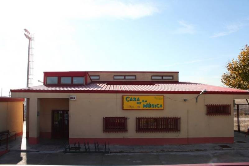 Edificio principal de la Casa de la Música de Rivas