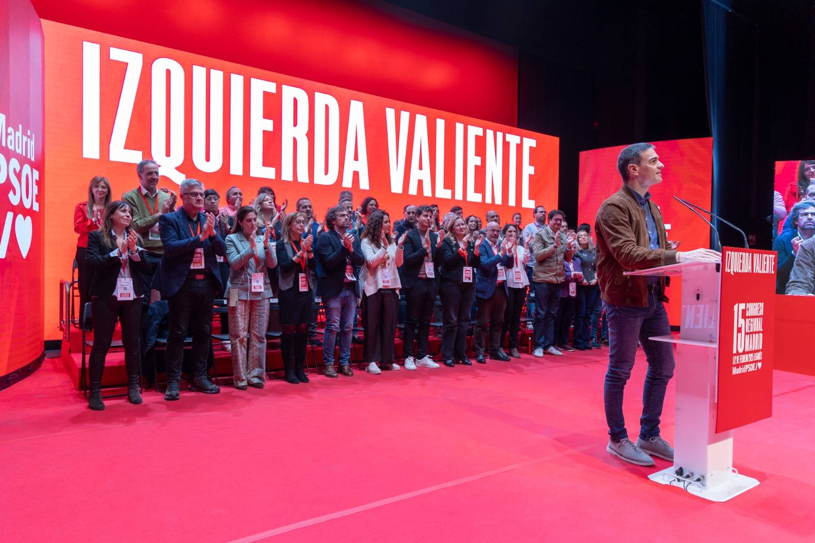 XV Congreso del Partido Socialista de Madrid, en el que Mónica Carazo ha sido elegida nueva secretaria de Acción Electoral