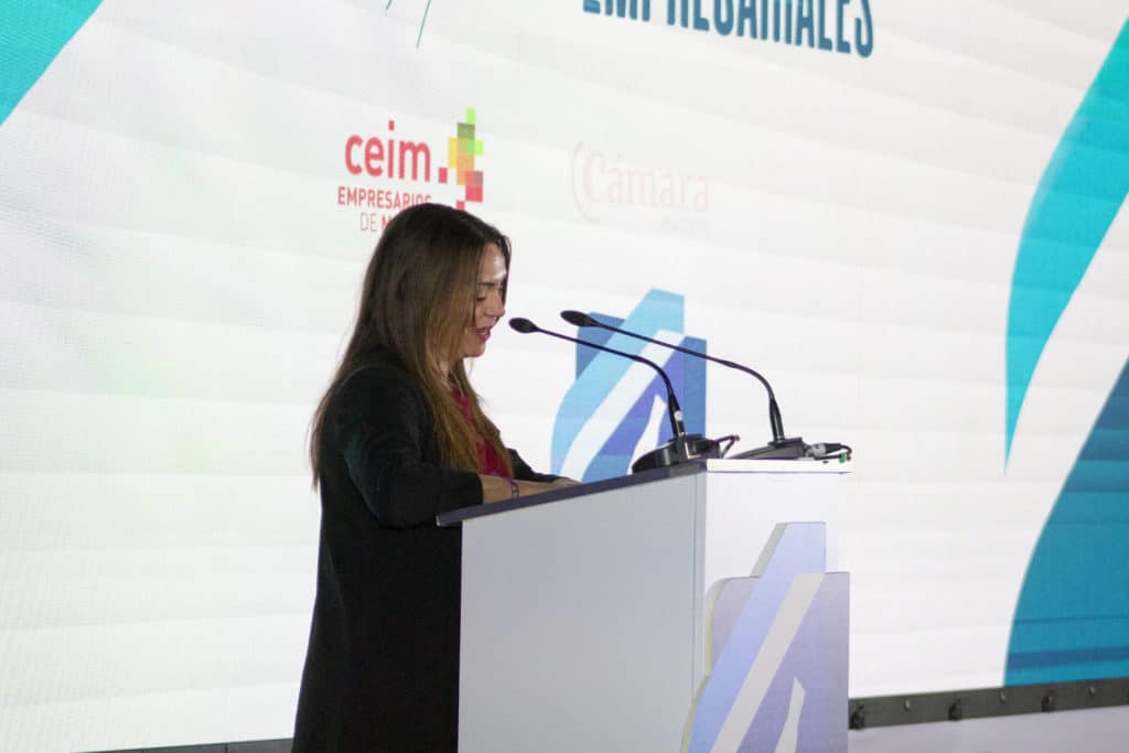 Aída Castillejo, alcaldesa de Rivas, en los Premios ASEARCO (foto: Diario de Rivas)