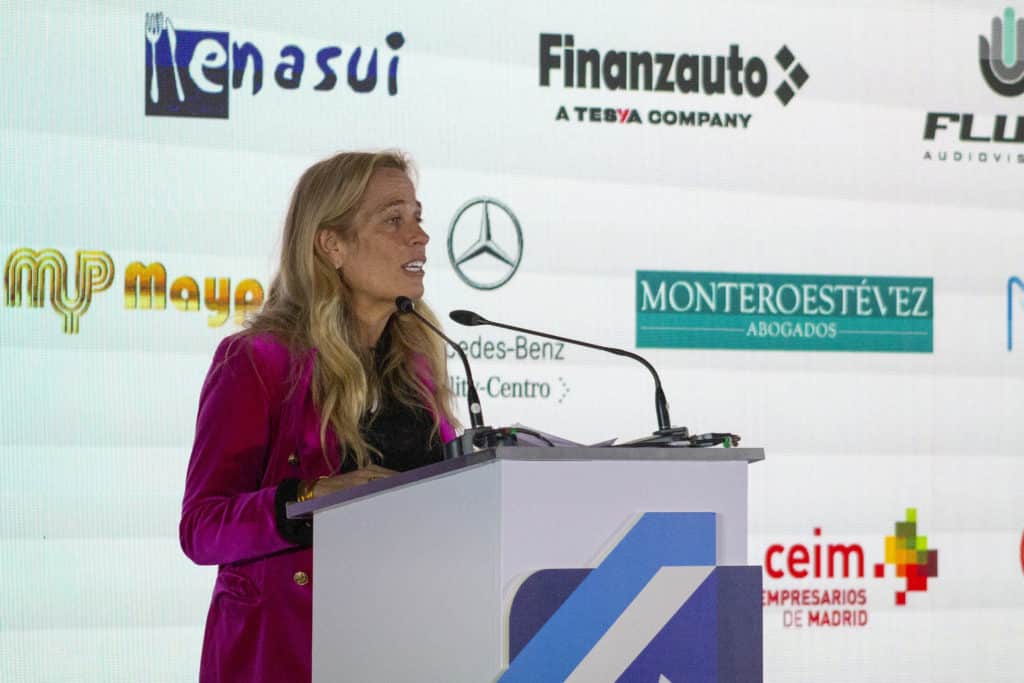 Consejera de Economía, Hacienda y Empleo, Rocío Albert, en los Premios ASEARCO (foto: Diario de Rivas)