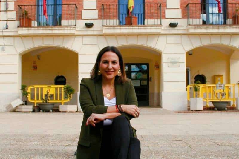 Eliana Palacios, en el Casco Antiguo de Rivas