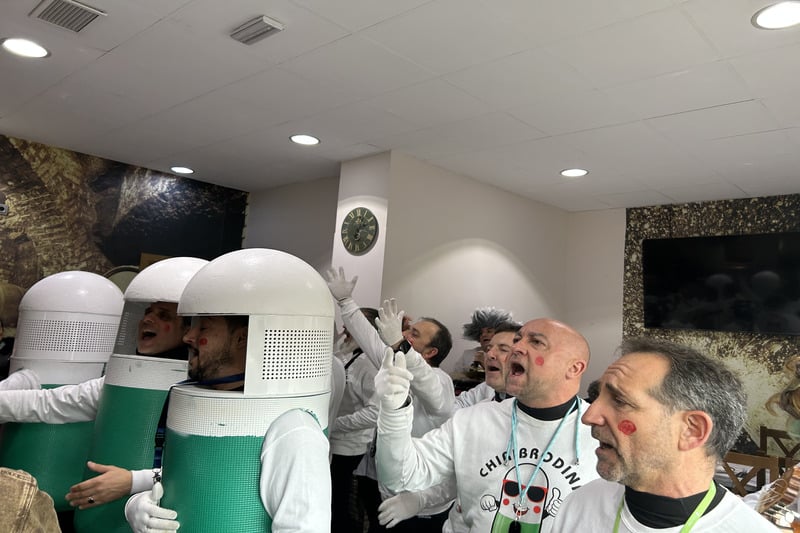 Chirigota Los Chiribroders en Pipatune, Barrio de la Luna (Foto: Diario de Rivas)