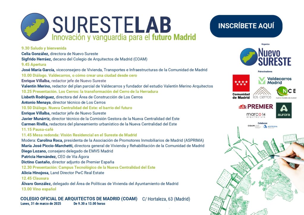 Programa de la jornada 'SuresteLAB' organizada por Nuevo Sureste