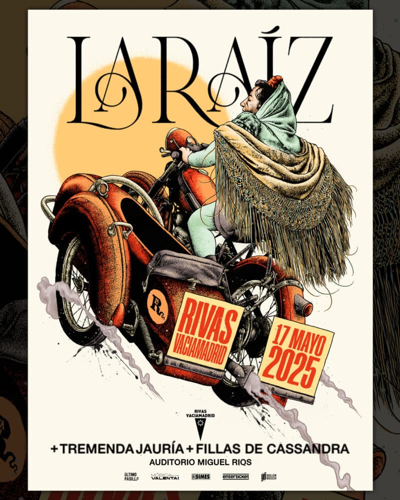 Cartel sábado conciertos Fiestas de Rivas 2025