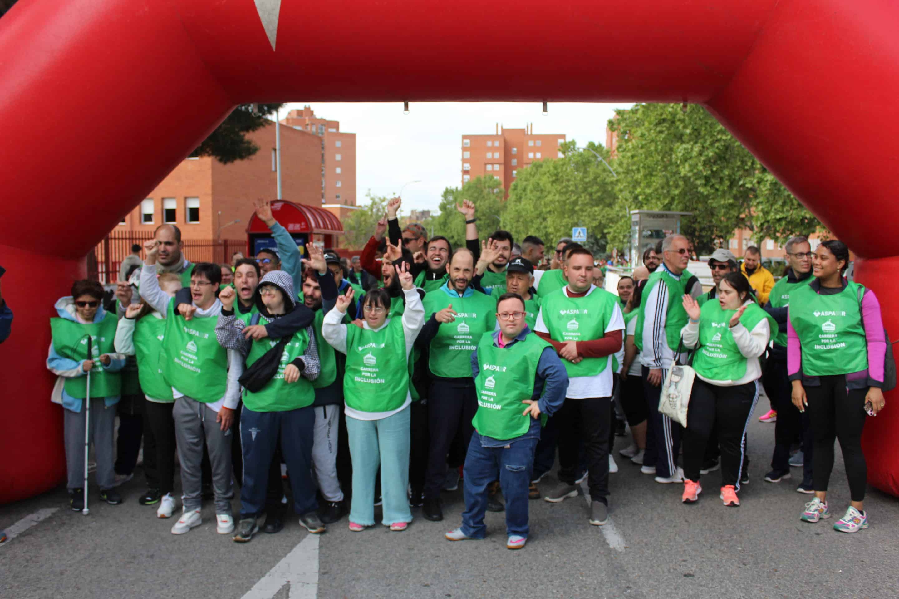 Salida de la XXIX Carrera por la Inclusión de ASPADIR (foto: Diario de Rivas)