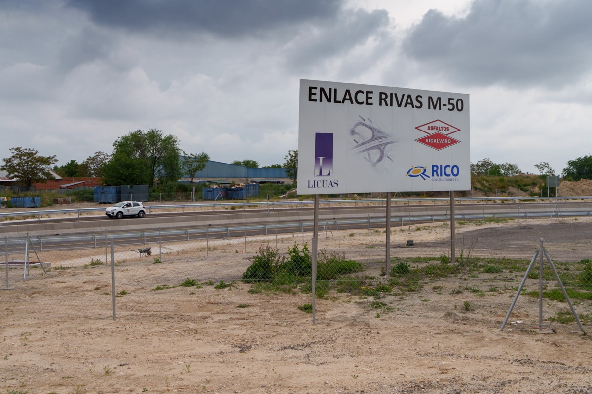 Inauguración de la primera fase del enlace de Rivas con la M50. © Fernando Galán