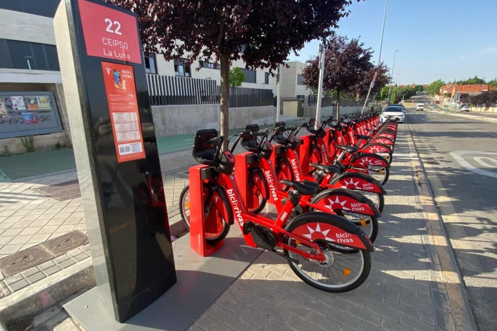 Estación de BIcinRIvas en el CEIPSO de La Luna