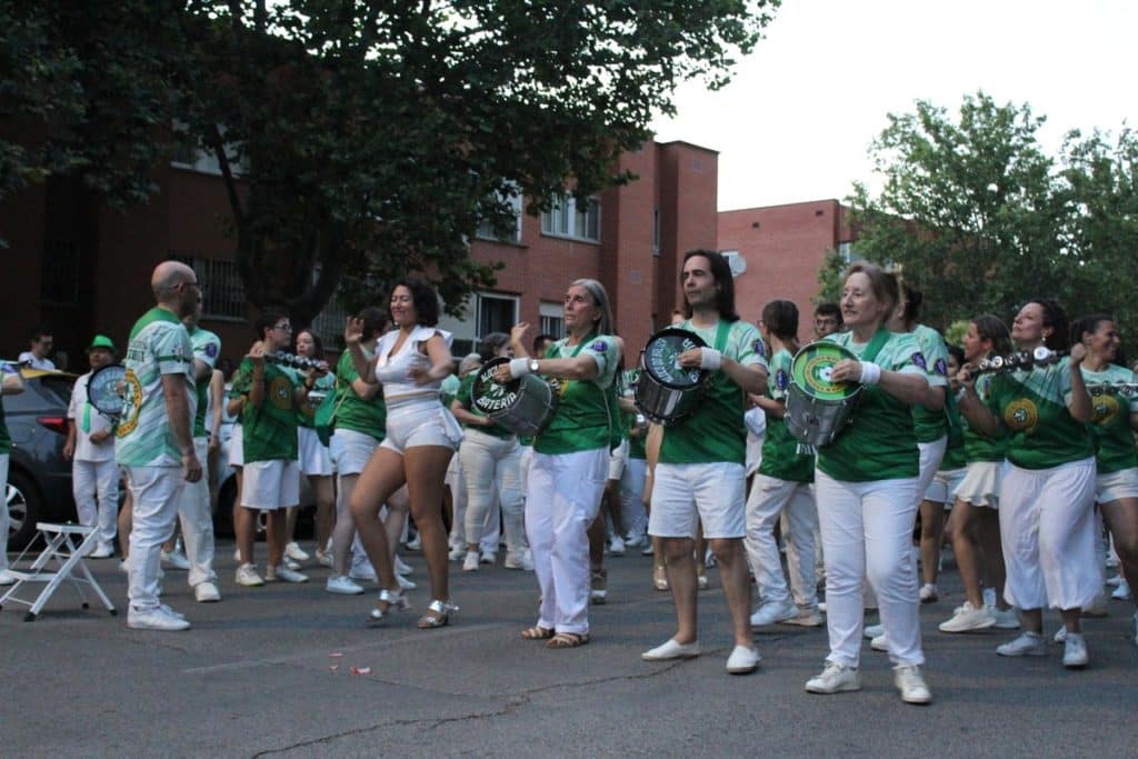 Hoguera de San Juan en las fiestas de Covibar (foto: Diario de Rivas)