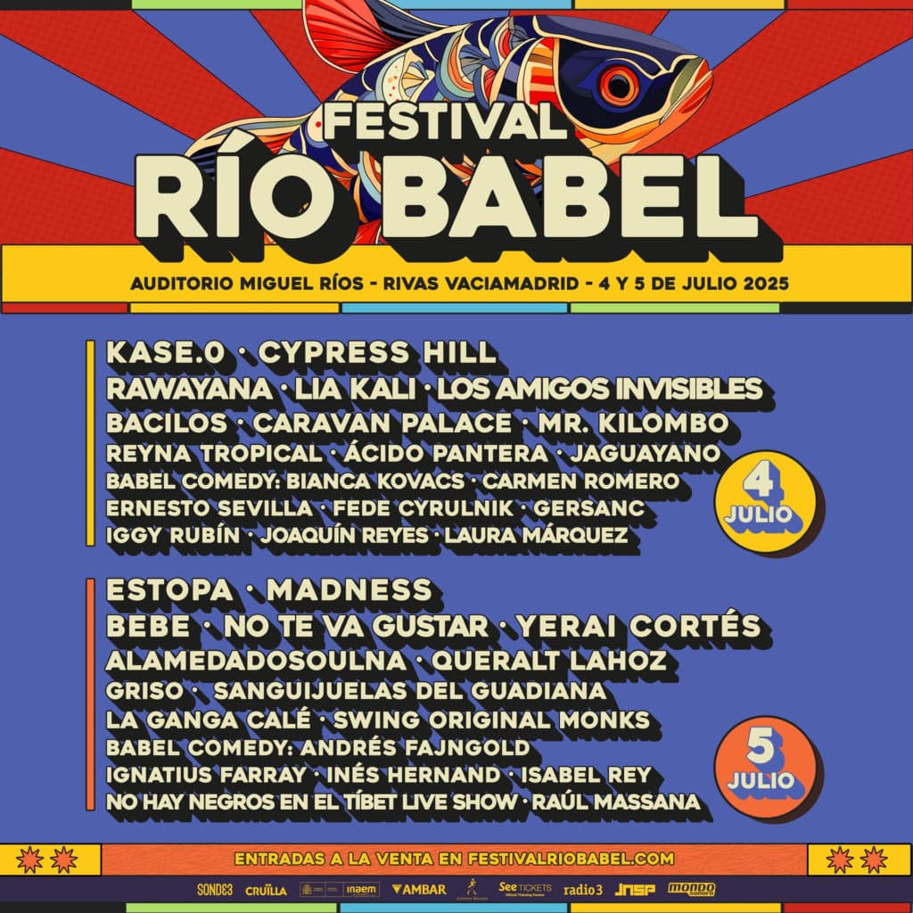 Cartel completo del Río Babel 2025