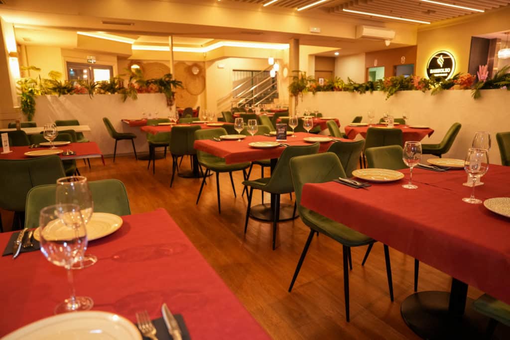 Salón principal del restaurante Bamboleo