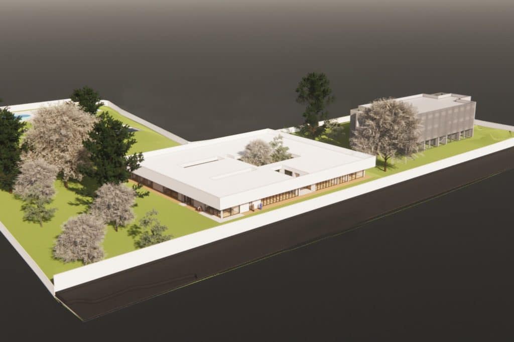 Proyecto de Aspadir para la construcción de un centro de día, rehabilitación y residencia (fuente: Aspadir)