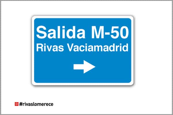 Infografía de la campaña Rivas lo merece para demandar el enlace con la M-50