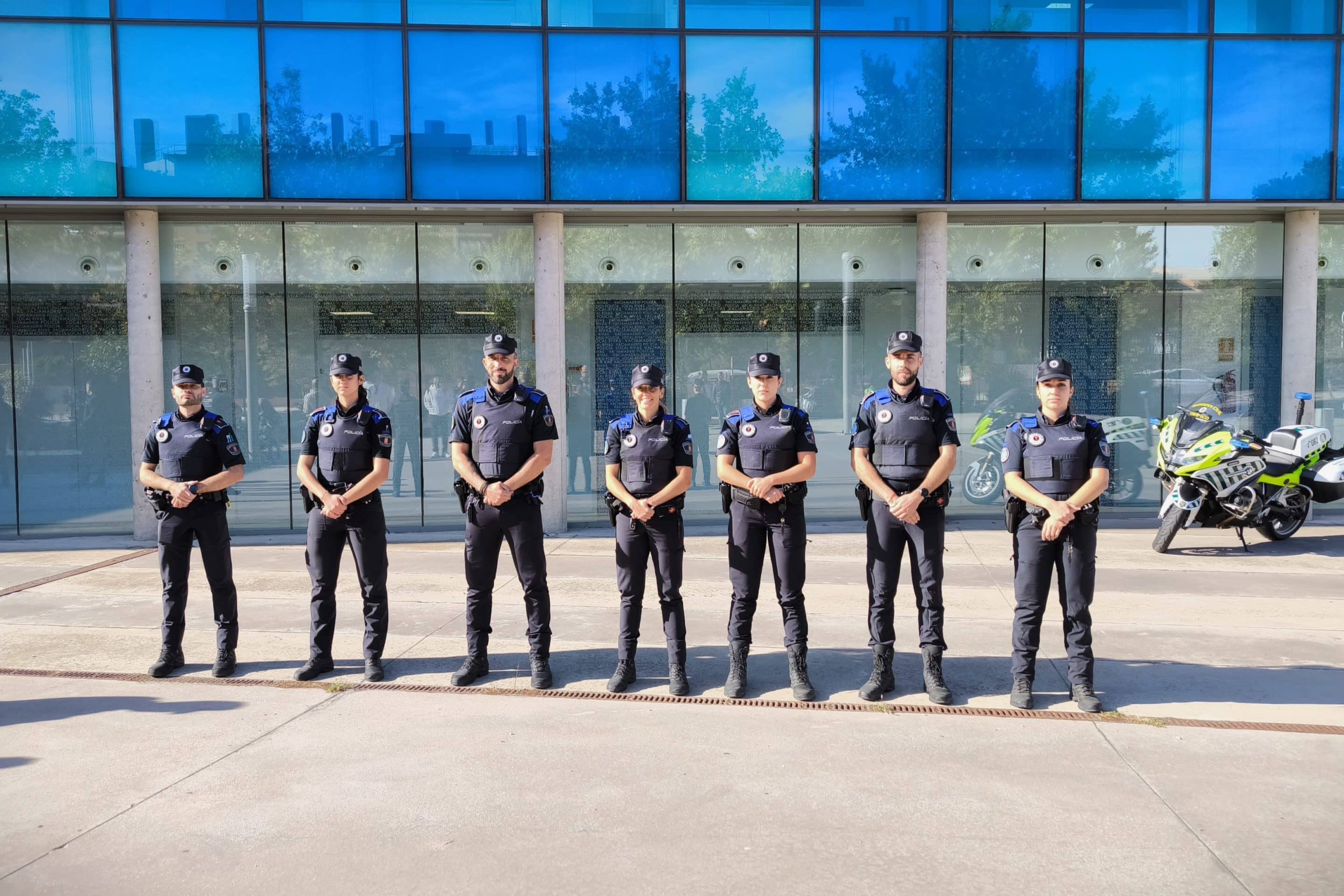 Siete nuevos agentes se incorporan a la plantilla de la Policía Local (foto: Diario de Rivas)