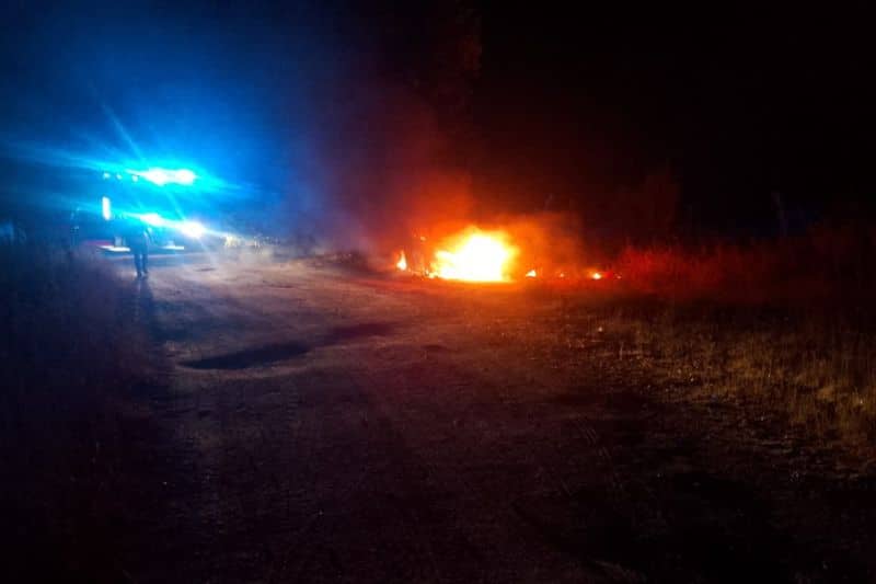 Incendio junto a Casa Eulogio (fuente: Diario de Rivas)