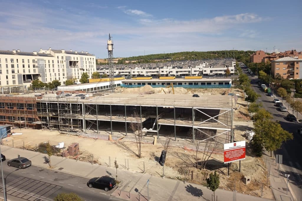 Estado actual de las obras de ampliación del CEIP Hispanidad, Mercedes Vera (foto: AFA Mercedes Vera-Hispanidad)