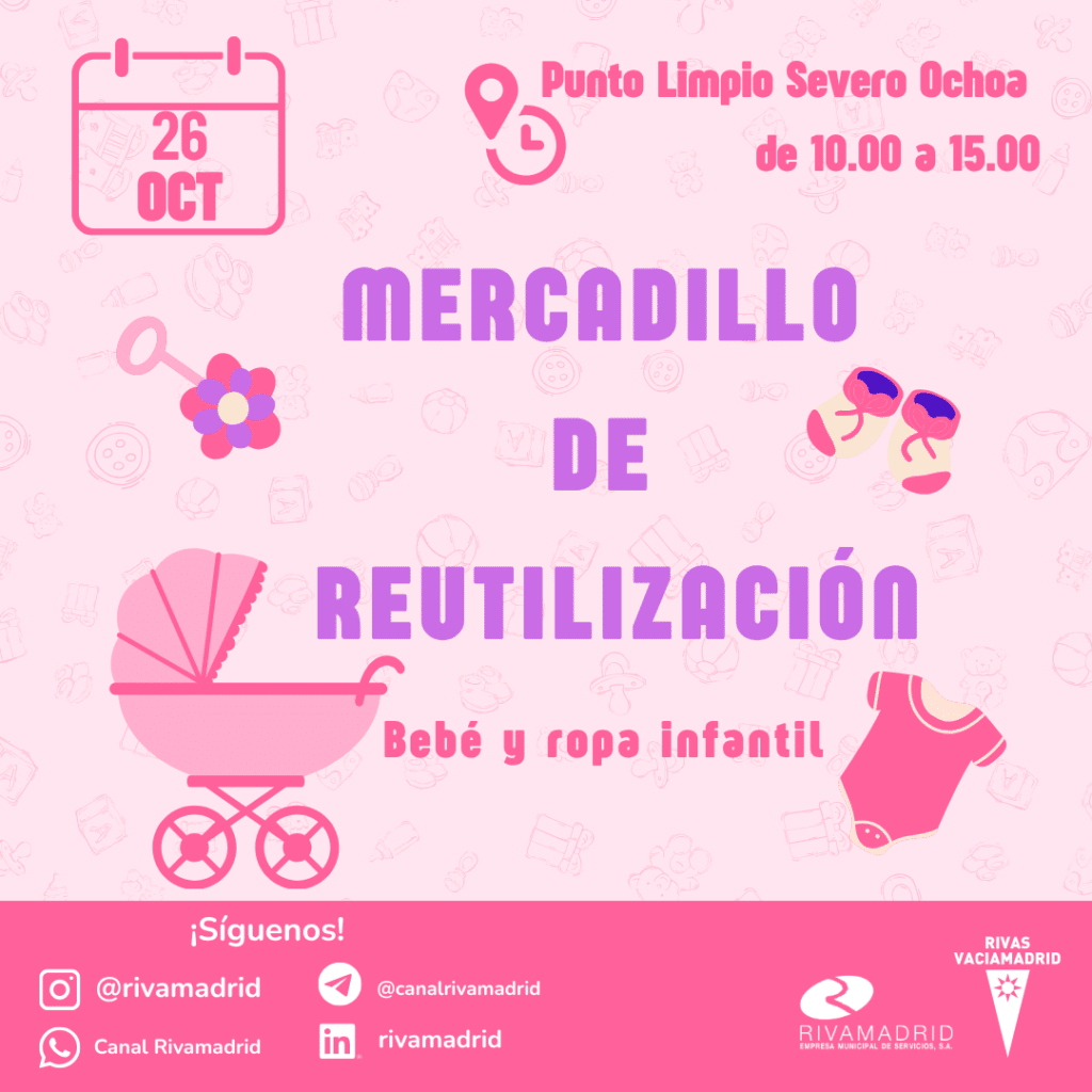 Mercadillo reutilización de octubre: material para bebé