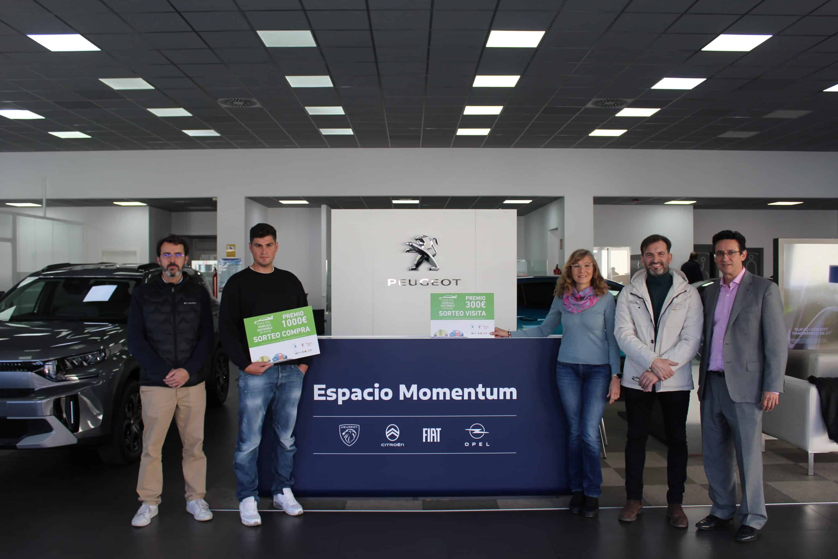 Entrega de premios de la Feria del Vehículo Sostenible en Espacio Momentum (foto: Diario de Rivas)