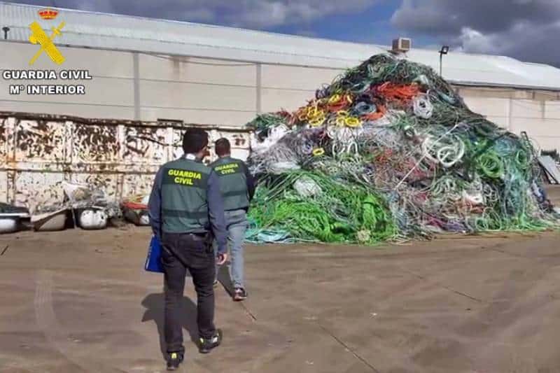 Operación de la Guardia Civil que ha concluido con la detención de 18 personas; entre ellas, el encargado de una chatarrería de Rivas