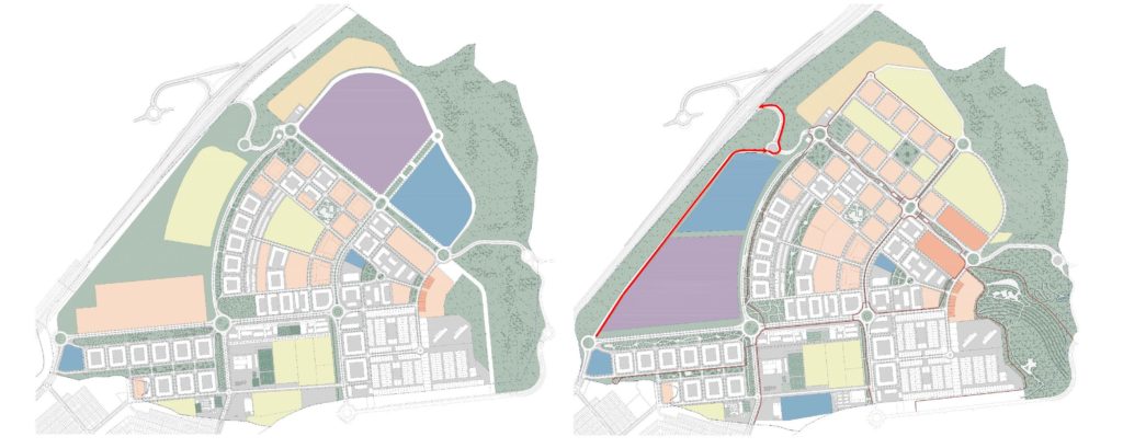 Comparativa de tráfico entre el modelo del Ayuntamiento y el de Jarama (fuente: Jarama)