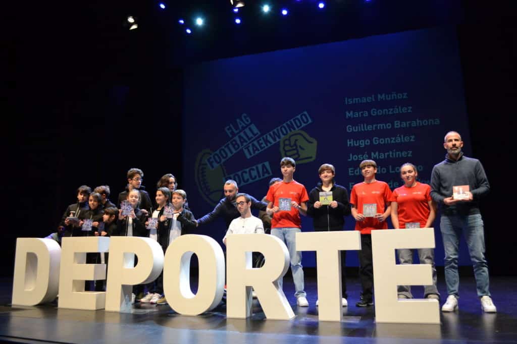 Premiados en flag football, Taekwondo y boccia durante la V Gala del Deporte en Rivas (Foto: Diario de Rivas)