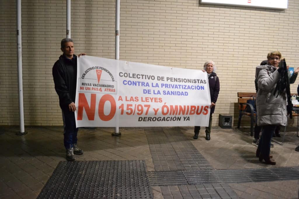 Concentración en el Centro de Salud Primero de Mayo (Foto: Diario de Rivas)