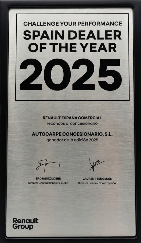Autocarpe premio Dealer of the Year