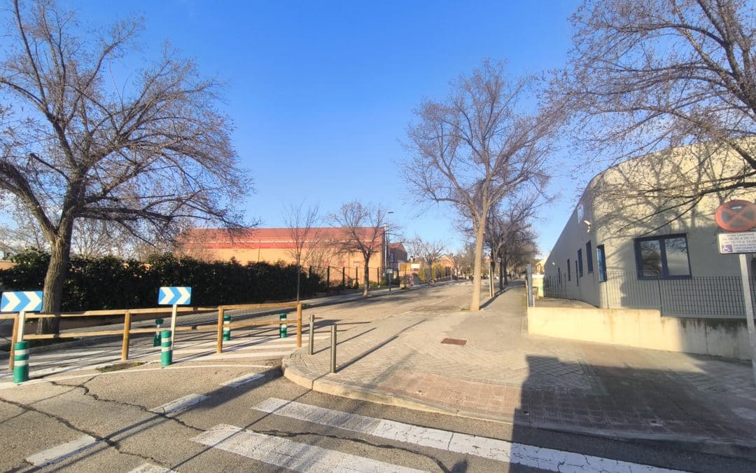 Peatonalización de la calle Federica Montseny de Rivas: así cambiará el entorno del colegio Dulce Chacón