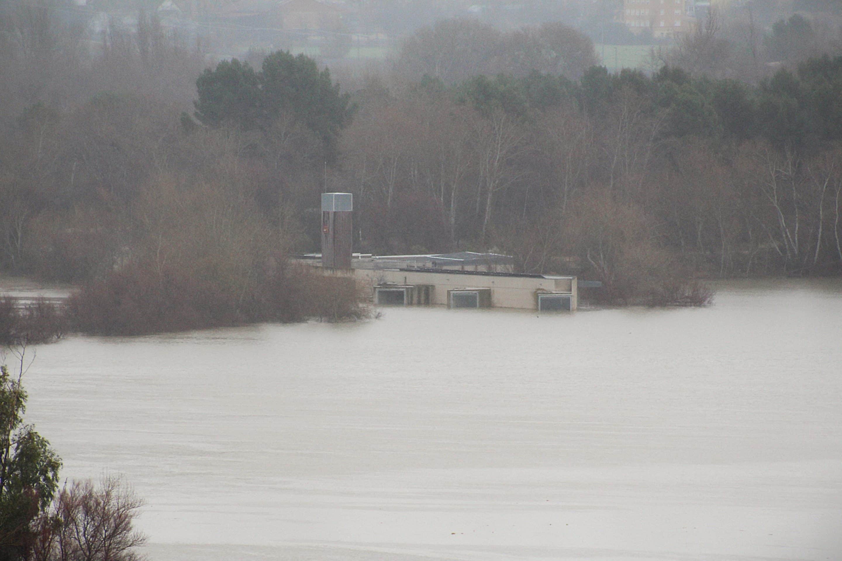 Inundaciones por el temporal en El Campillo (foto: Diario de Rivas)