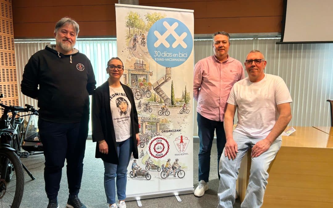Rivas impulsa la campaña ’30 días en bici’ para promover el uso diario y cotidiano de la bicicleta