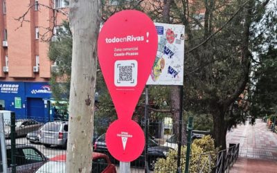 Rivas instala códigos QR para dar visibilidad a los negocios de Covibar