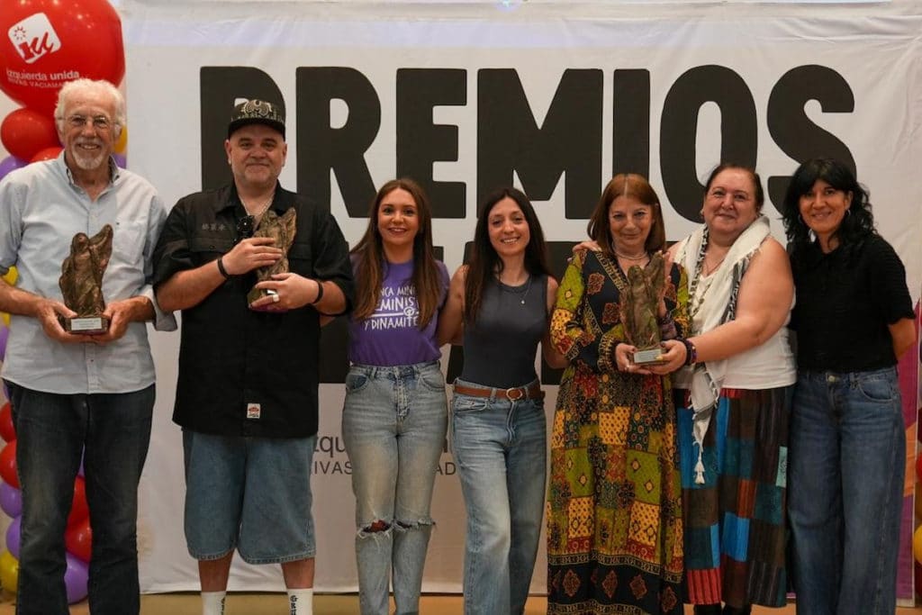 Entrega de los premios 14 de Abril de IU Rivas (foto: IU)