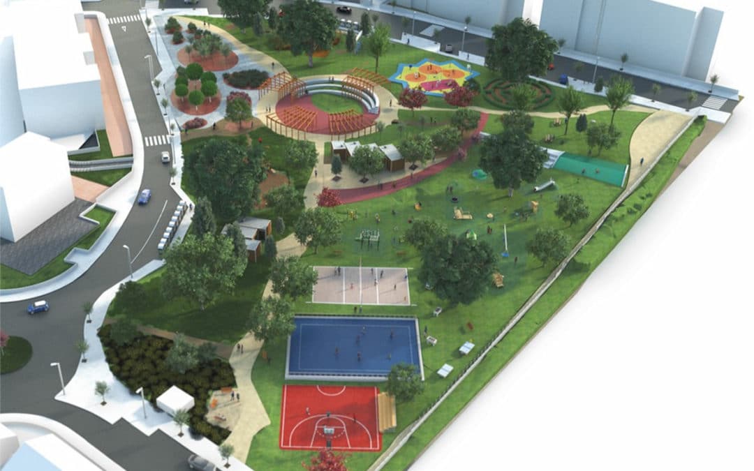 Obras adjudicadas: el parque de la parcela 36 de Rivas (calle José Isbert) será una realidad en 2027