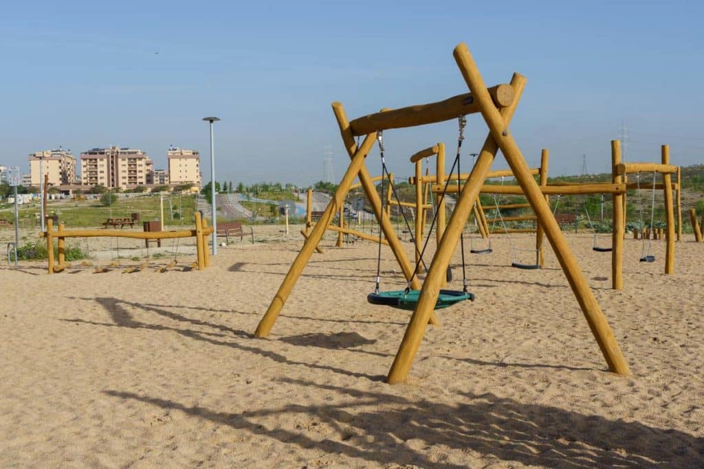 Avance de las obras del Parque del Cristo de Rivas. © Fernando Galán