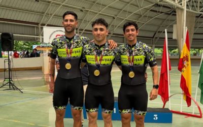 El equipo CPV Rivas (patinaje) gana el oro en los 3.000m Relevos Americana en Pamplona