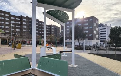 La plaza Futurama de Rivas estrena este viernes sus nuevos juegos de agua