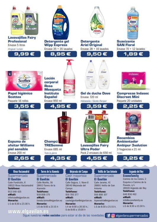 Folleto de ofertas de El Gavilán de Rivas. junio 2026.