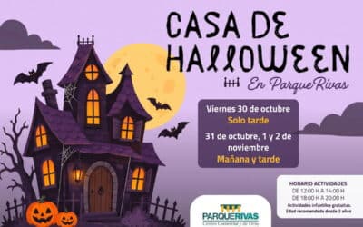 Puente de diversión y terror en la Casa de Halloween de ParqueRivas