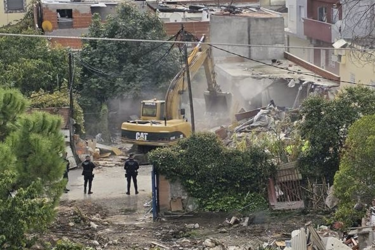 Derribos en el Sector 4 de la Cañada Real (Foto: Ayuntamiento de Rivas)
