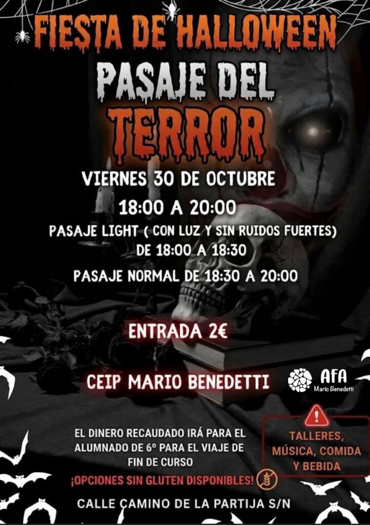 Fiesta de Halloween del CEIP Mario Benedetti